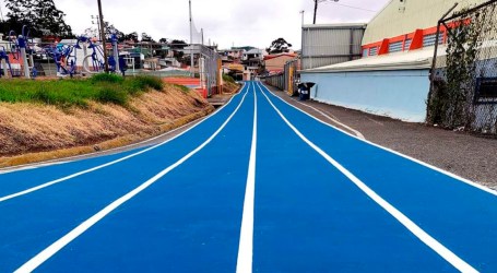 Municipalidad de Oreamuno realizó mejoras en la pista atlética de San Rafael